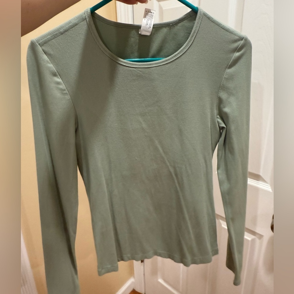 Yogalicious Olive Long Sleeve Blouse